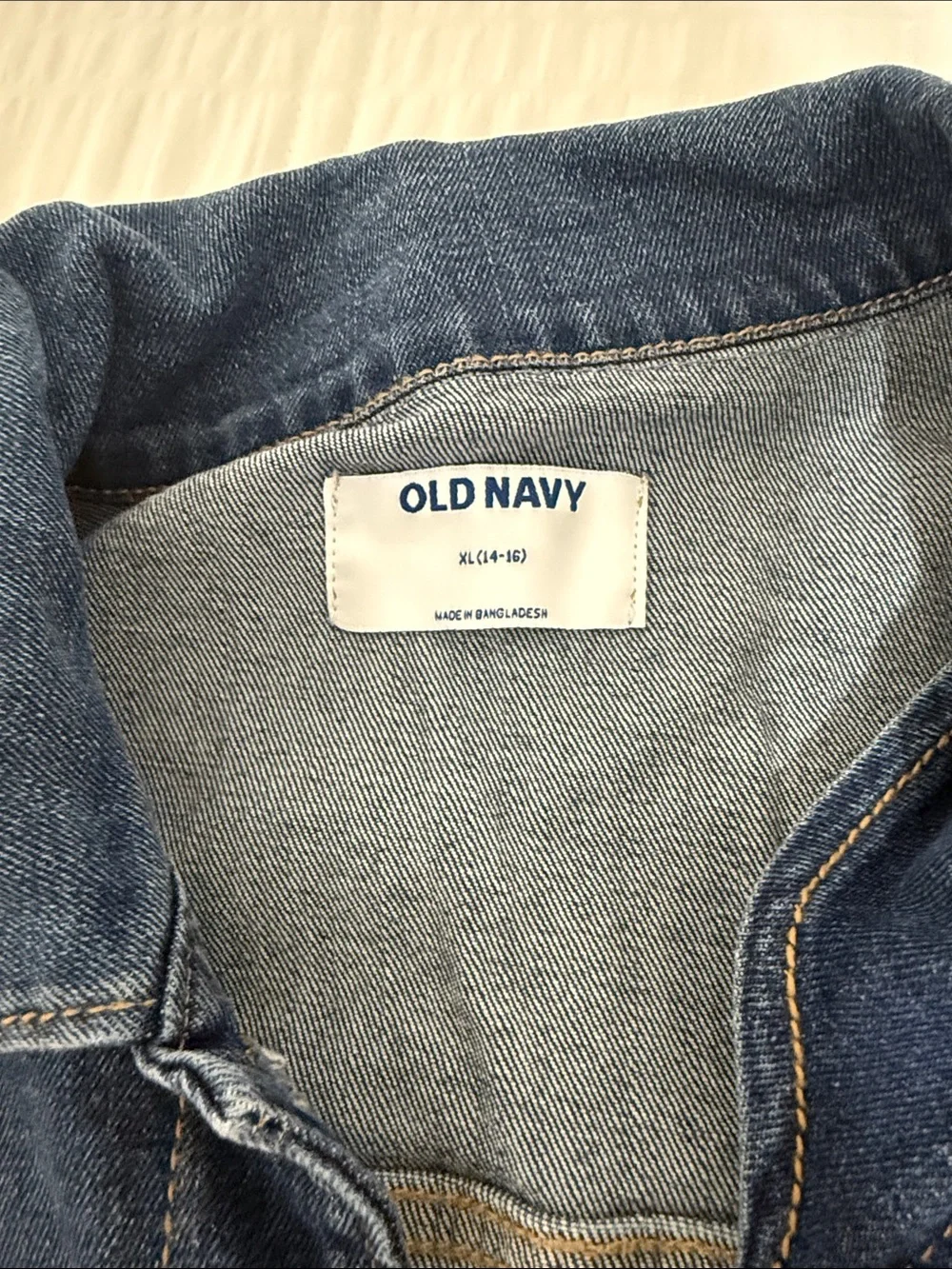 Old Navy Dark Blue Kids Denim Jacket